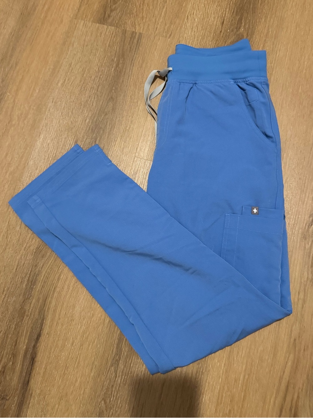 Figs Ceil Blue Yola High Waisted 2.0 Scrub Pants Size MEDIUM